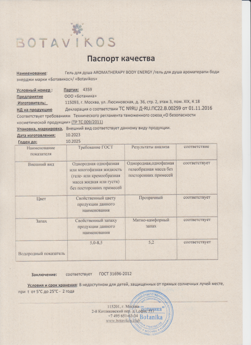Паспорт №102023